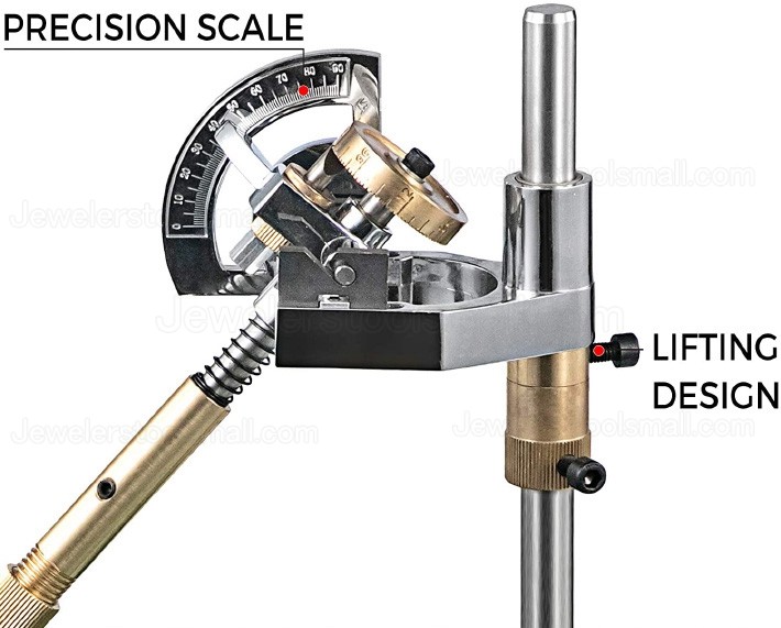 180W Gemstone Gem Faceting Machine Jade Grinding Polishing Machine Stone Jewel Angle Polisher 2800RPM